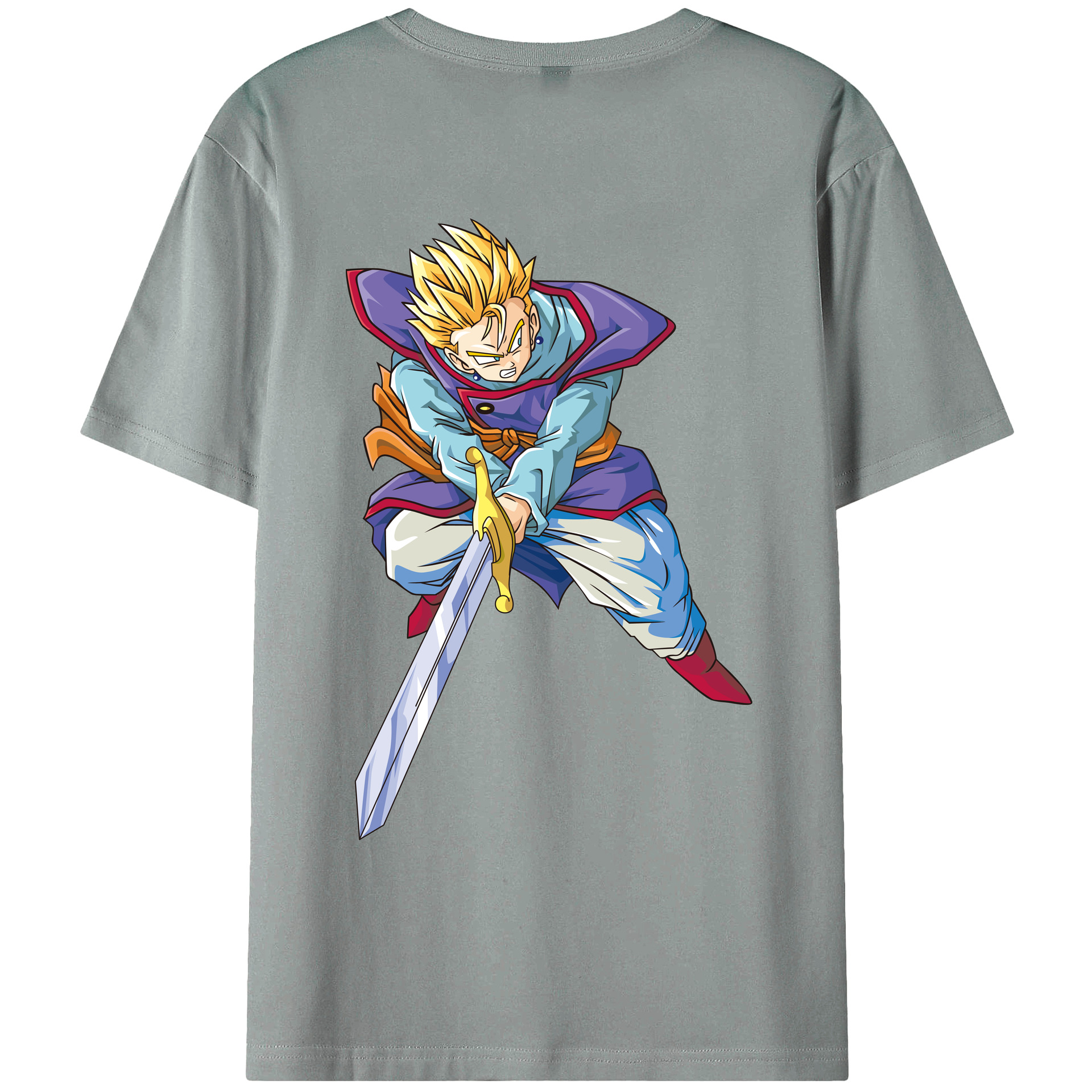 （画像用） ドラゴンボール DRAGON BALL 綿100％ メンズ半袖Tシャツ（バックプリント） 通気性